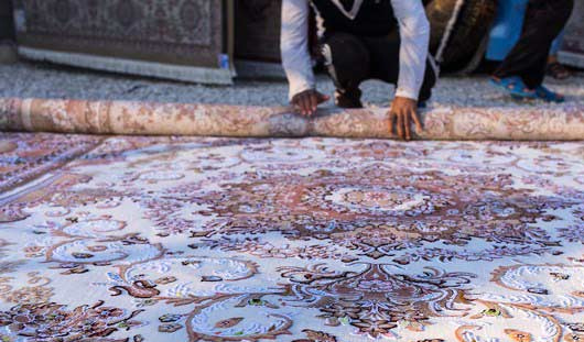 روش اصولی لول کردن قالی در قالیشویی اختیاریه